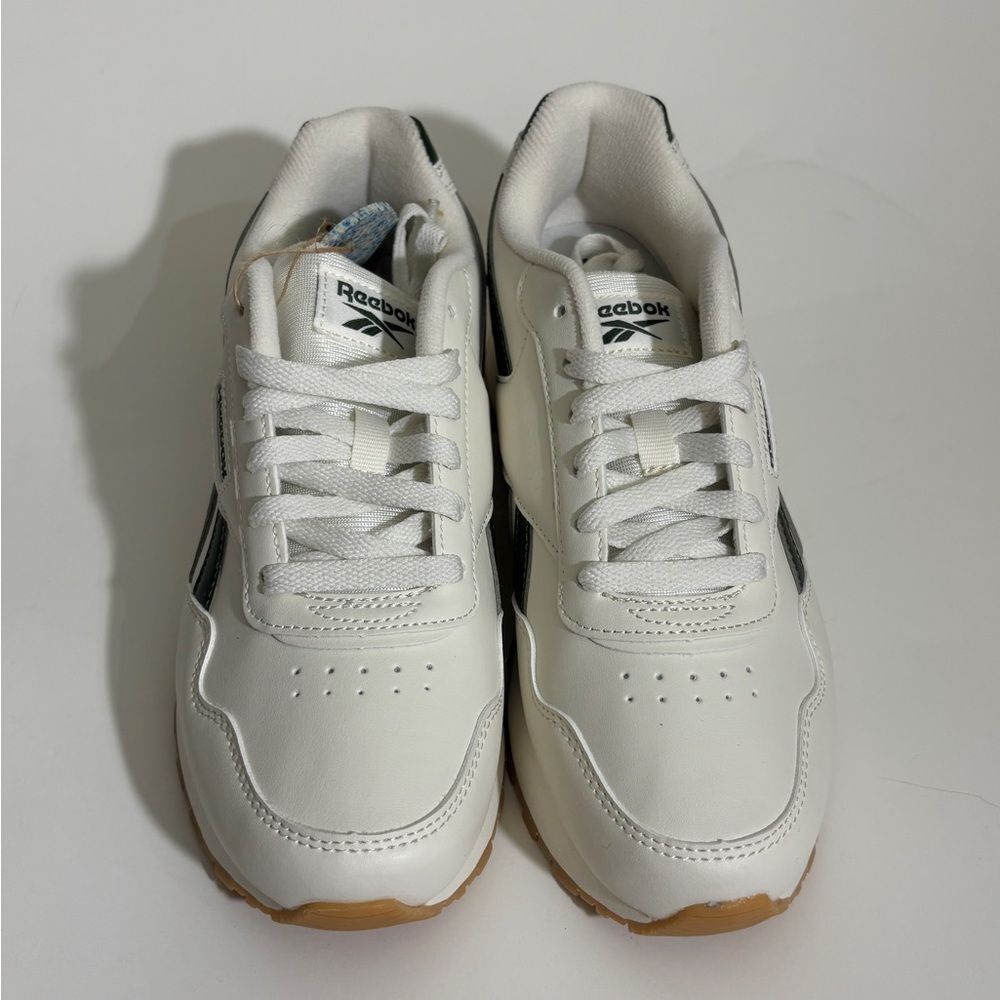 Reebok Harman Run Double Shoes Womens Classic White and Green Sneakers 7.5 - Picture 5 of 12